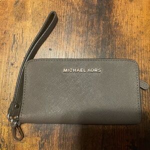 Michael Kors - Wristlet- phone & card holder.